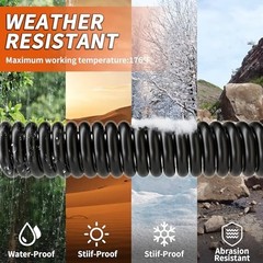 50FT 16 Gauge Wire Automotive Wire 3 Conductor Electrical Stranded PVC Cord 12V