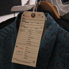 500 Perforated Tags Pre-Numbered Alteration Two Part Off White Merchandise