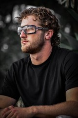 Birdz Eyewear Gasket Safety Padded Motorcycle Riding Glasses Orange w/Smoke Lens