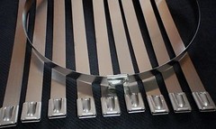 20PC STAINLESS STEEL 20″ EXHAUST HEADER ZIP TIE STRAP BAND 3/16″ W ZTWS4.6X500