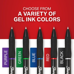 Sharpie S-Gel Gel Pens Bold Point 1.0Mm Blue Ink Pen 12 Count Roller Ball Pen