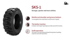 10×16.5 for Bobcat Skid Steer Tire 10-16.5 12PR Heavy Duty Industrial Tire