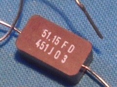 Mica Capacitor by R. Jahre Berlin, 450 pF / 500 V, 3 x Mica Capacitor,