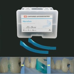 Dental M8 Contoured Anterior Matrix Restoration Matrices Polyester Blue Strip
