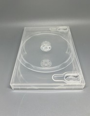 ONE Top Quality Original Scanavo 22mm Triple (3) DVD Case Black, DVD3/ONEG.PB3