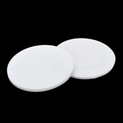 10x 0.5mm – 8mm Thick White Ptfe Round Flat Plastic Discs High Temp Low Friction