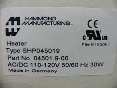 Hammond Manufacturing Shp045019 30W Heater