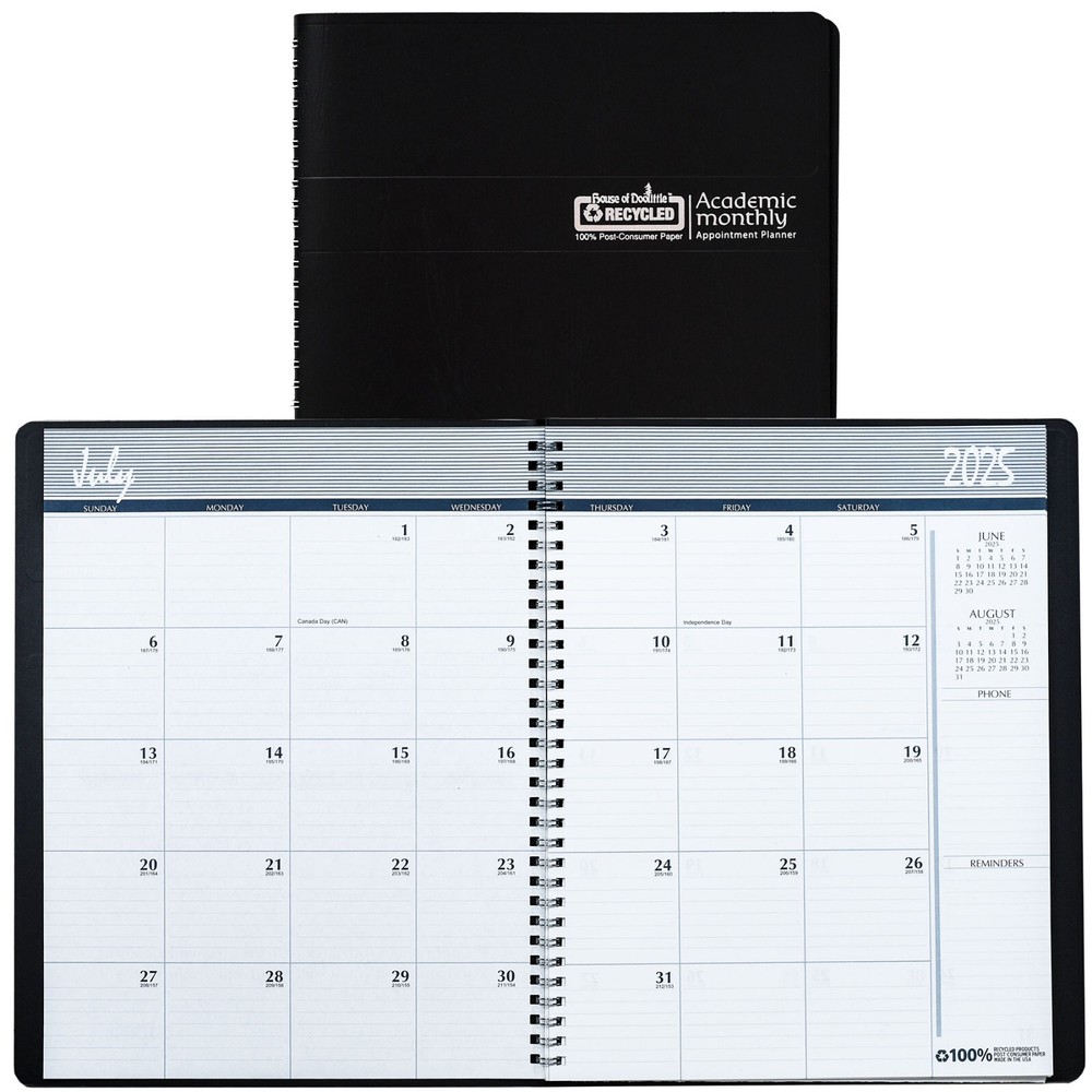 House of Doolittle 265-02 HOD26502 2025-2026 July 2025 Academic Monthly
