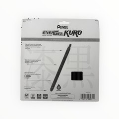 12 Pens Pentel EnerGel Kuro Assorted Color Gel Pens 0.7mm Medium Point
