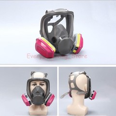 Full Face Gas Mask Painting Spraying Respirator w/Filters for 6800 Facepiece USA