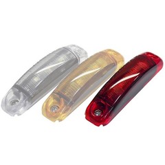 S18-RCG0-1 S18 Sidemarker Clear Lens Red LED Self Grounding – 1EA