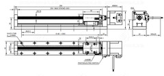 Nema 17 Stepper Lead Screw Linear Actuator 200mm 0.5Nm Lead 12.7mm with Sensor