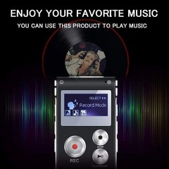Lecture Digital Voice Recorder Dictaphone Audio MP3 Sound Mini Spy Recorder Mic