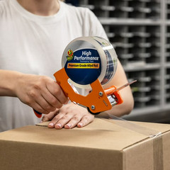 Duck Brand HP 260 Clear Acrylic Packing Tape, 1.88 in. x 60 yards, 8 Rolls, 480