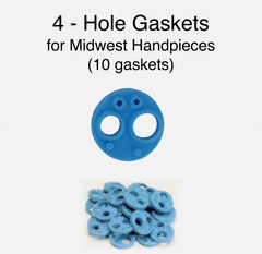 Midwest 4 Hole Handpiece Gasket – Autoclavable USA made Qty 10 gaskets