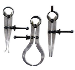3 Piece, 3″ Caliper Set – Inside, Outside And Divider