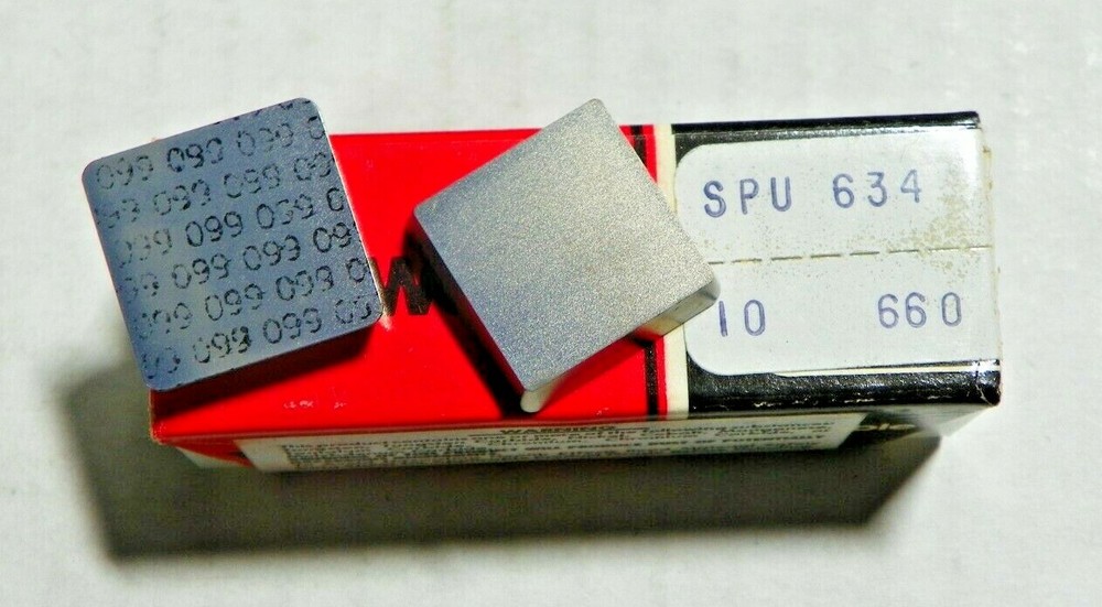 10 PIECES of VR/WESSON, SPU 634 660 CARBIDE INSERTS J123