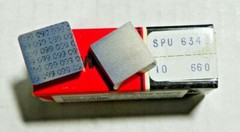 10 PIECES of VR/WESSON, SPU 634 660 CARBIDE INSERTS J123