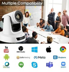 Vikery PTZ FHD Camera 10x Zoom SDI/HDMI/USB/Conference/Streaming/Zoom/Skype/OBS