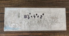 6061 Aluminum Flat Bar Stock – 10.5″ x 4″ x 2″ – Solid Block Plate Billet