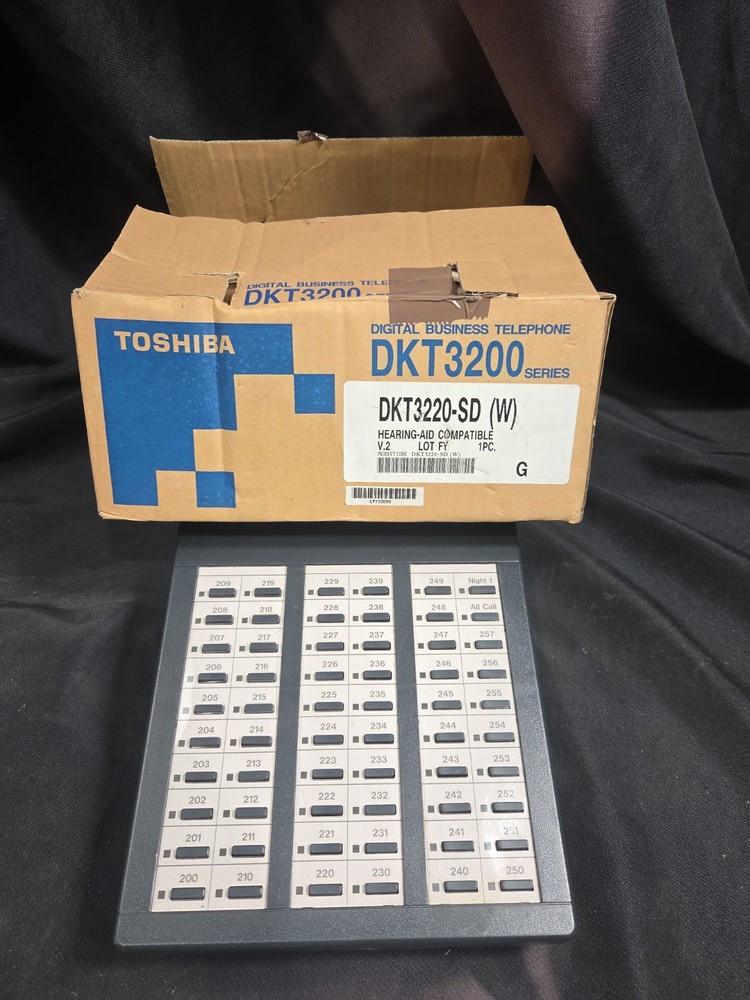 Toshiba DDSS3260 60-Button DSS Expansion Console Charcoal Strata CIX CTX
