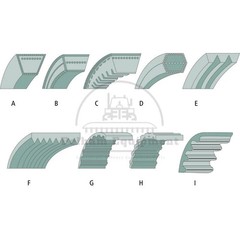 John Deere V-Belt M146667 M127521 for LX255 LX266 LX277 LX279 LX288 1/2″x87.5″