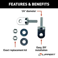 Lippert Components Lippert Jts Strong Arm Replacement Rv Jack Stabilizer Swing