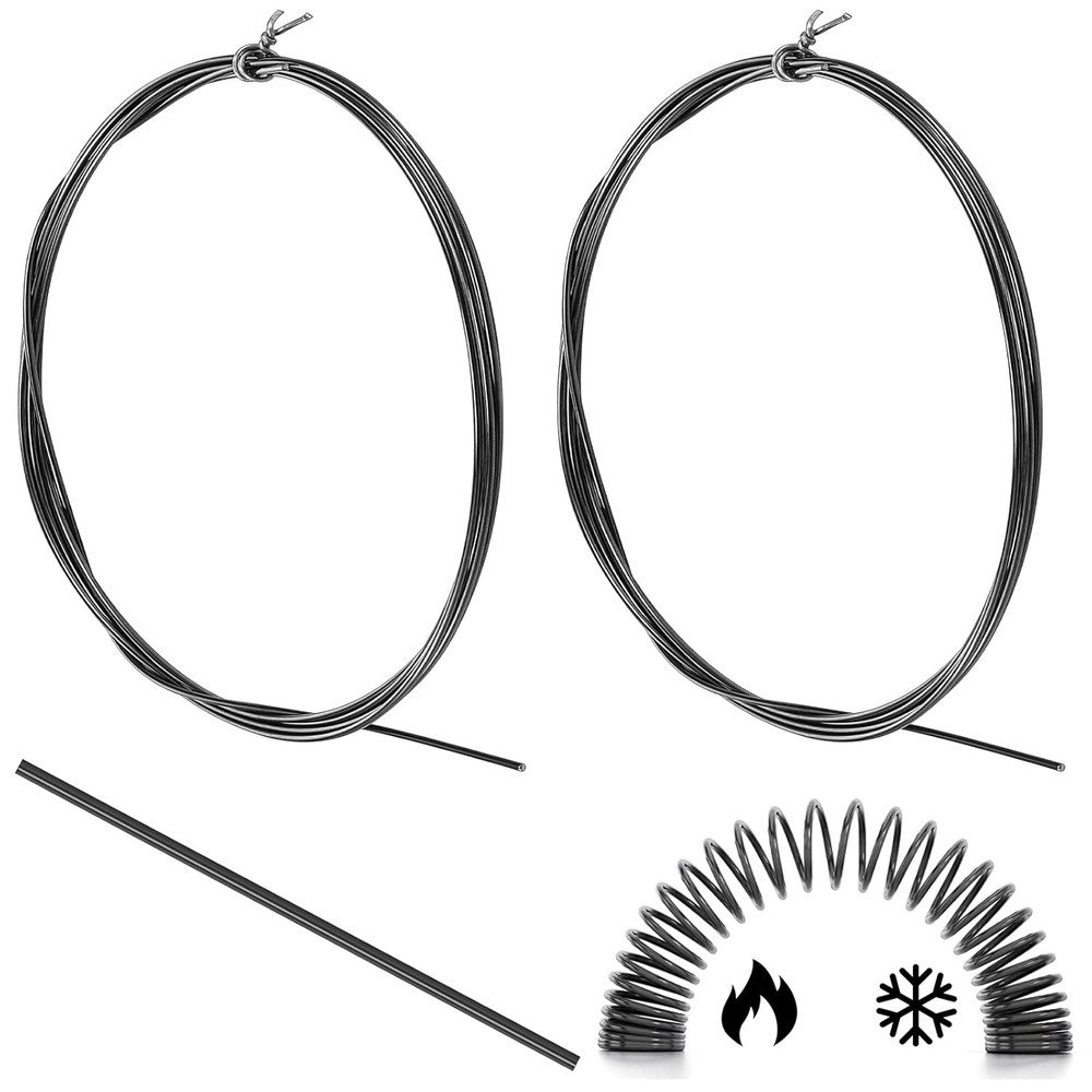 2 Pcs 5 Feet Shape Memory Nitinol Wire 1.0 Mm 40° C (18Ga 104 °F) Pre Trained Wi