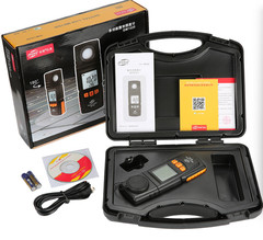 GM1020 LCD Display Handheld Digital Lux Light Meter Photometer up to 200,000 Lux