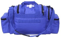 Blue EMT Field Bag w/ Cross – Rothco 22″ 6-Pocket Medic Emergency Shoulder Bag
