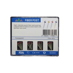 United Dental High-Intensity quartz fiber resin Post with Drill all sizes