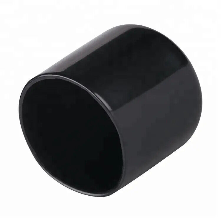 2″ Black Round Tubing Pipe End Cover Caps PVC Vinyl Flexible Rubber Tube Plug