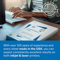 Hammermill Copy Plus 8.5″ x 11″ Printer Paper, 20 lbs 92 Brightness 5000 Sheets