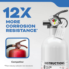 Mariner PWC Marine Fire Extinguisher, 5-B:C, 3.3Lbs, Coast Guard Approved
