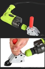 Electric Sheet Metal Cutter, Stainless Steel Tin Scissors & Power Shears Tool-