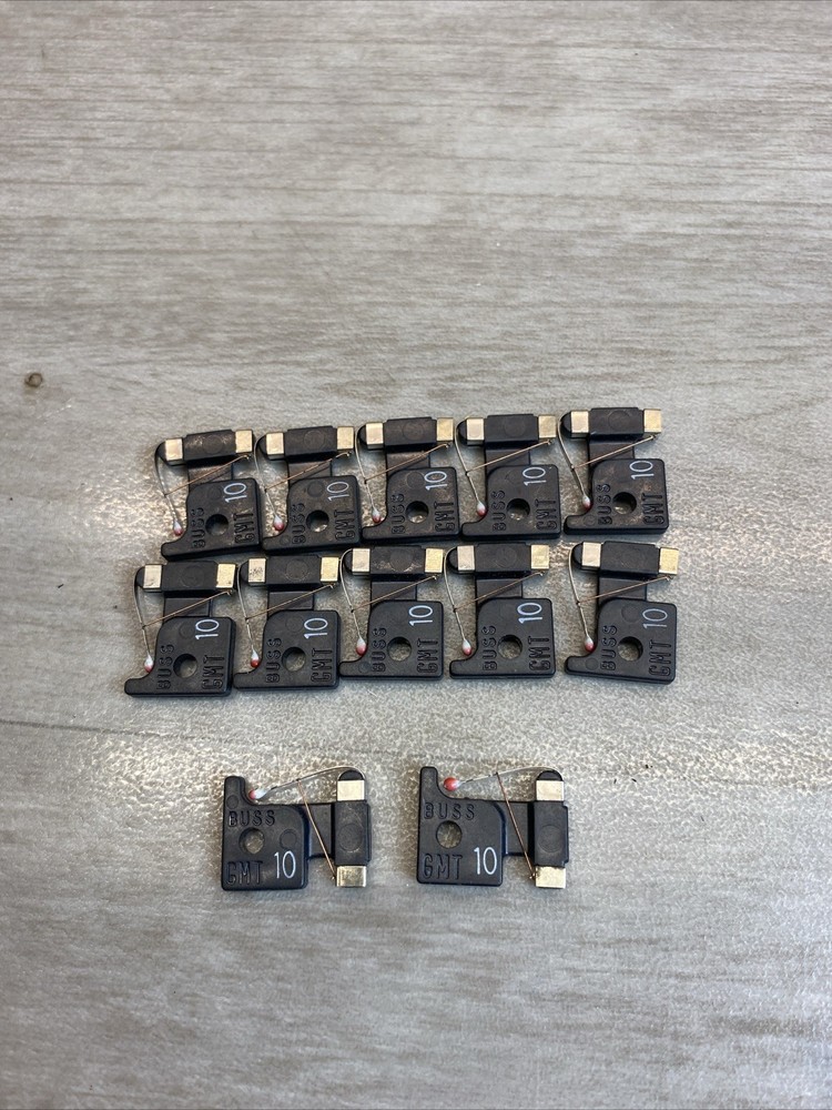 10pcs GMT-10 Fast-Acting Indicating Telecom Fuse 10A Amp Bussmann 10A