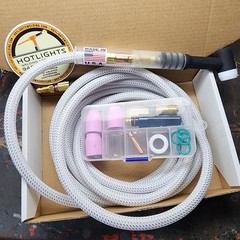 Ultraflex 150amp tig Hose #17 Torch Stubby Gas Lens kit