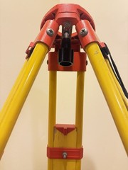 Heavy-Duty Wooden Tripod W/ Quick Clamps For Total Station, GPS- Levels