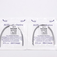 Heat Thermal Activated Rectangular Niti Wire Arch Ovoid Form Upper Lower All