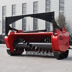 46in Skid Steer Attachment Heavy Duty Forestry Mulcher Brush Mower Fits Bobcat