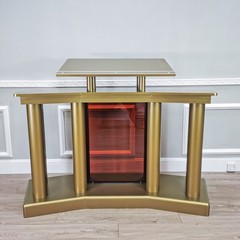 67″ Wide Church Pulpit Deluxe Podium Lectern Debate Speech Wedding Event Funeral