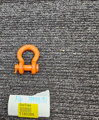 (QTY 4) CM Shackle WLL 3 Ton 1/2″ ERK CE 13mm USA Orange Coating Shackle