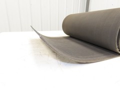 16″W x 21′ 10″ Soft Top Polyester Nylon Conveyor Belt Tan 1/8″Thick Laced