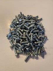 20 Lb Lot Of Used 1/2″-13 X 1-1/2″ NC Hex Bolts Grade 5 Zinc Plated Approx 180