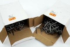 Lot of 2 Boxes of 100 Topaz Cat # 183 Cable Staples 1″ x 1/2″