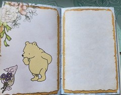 Junk Journal Booklet “WINNIE THE POOH” Retro Classic Storybook Style LG 9×6 40p
