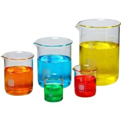 Set of 5 Laboratory Glassware Science Lab Chemistry Beaker 50/100/250/500/1000ml