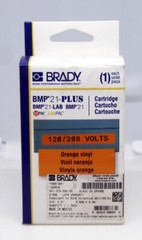 Brady 142809 BMP21 Plus Series All-Weather Vinyl Labels M21-375-595-OR ORANGE