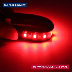 FXC 2x Universal Flexible LED Turn Signal Tail Brake License Plate Light Integra