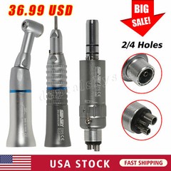 Estilo NSK Dental Contra Angulo Baja Velocidad Pieza de Mano 4/2hole Push Button